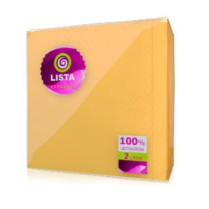 Владимир — Салфетки «Lista DELUXE» интенсив желтые оптом.